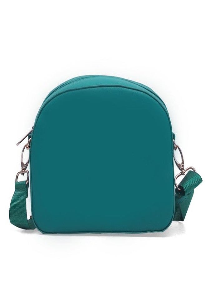 HAMSTER London Melissa Luna Women's Cross Body Sling Bag - Lightweight, Stylish Shoulder Bag for Daily Use, Travel & Outings - Compact & Durable Purse (Blue) - Image 3